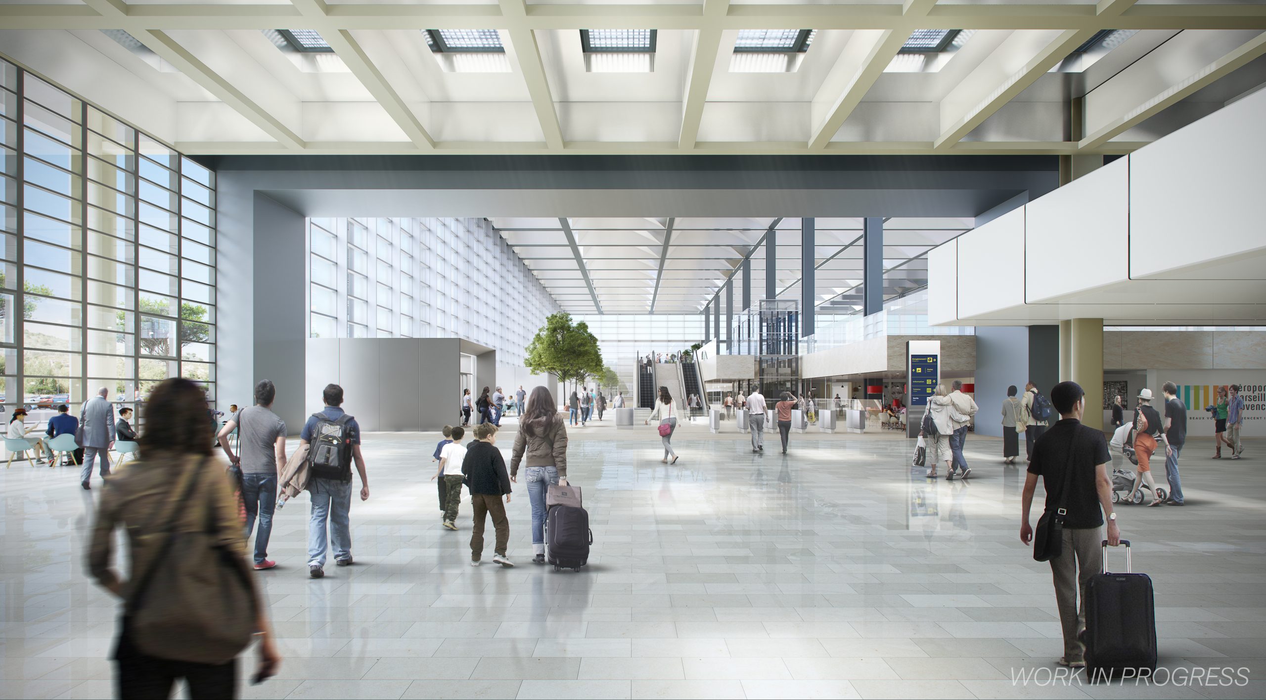 Marsilya havalimanındaki yeni terminal 1 yenilenmeye hazırlanıyor