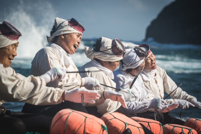 Haenyeo hakkında her şey, bu Jeju apne dalgıçları, Kore'nin güneyinde