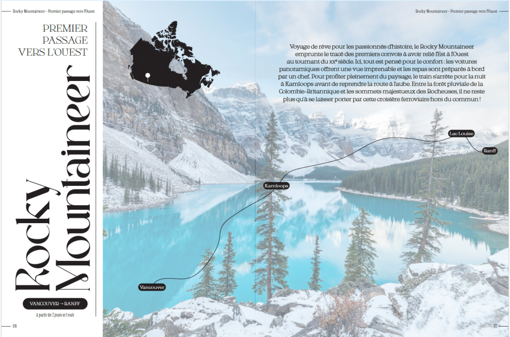 Kanada'da trenle, Voyages Gallimard tarafından yayınlandı