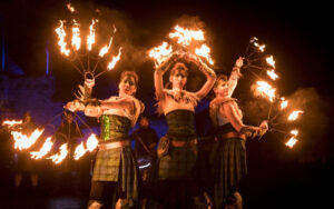 Edinburgh meşaleli alayı © VS / Kenny Lam