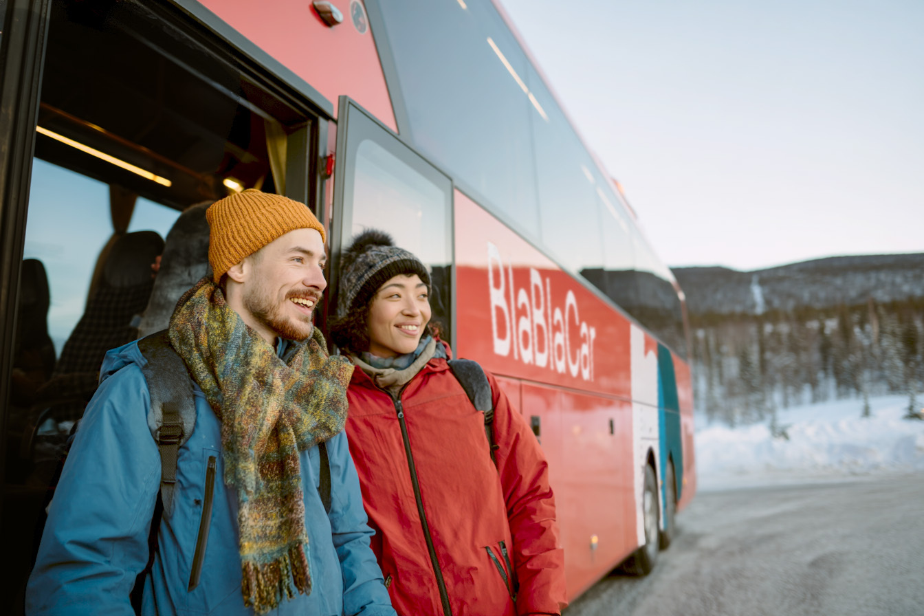 BlaBlaCar Otobüsü Lyon'dan doğrudan bağlantılarla kayak yapmaya gidiyor