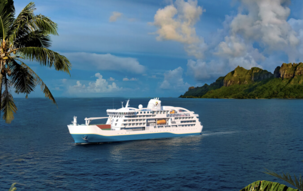 Yakında Polinezya kıyılarındaki Aranoa