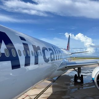 Aircalin havayolundan bir Airbus A330 Neo. · ©Alix Madec / NC la 1ère