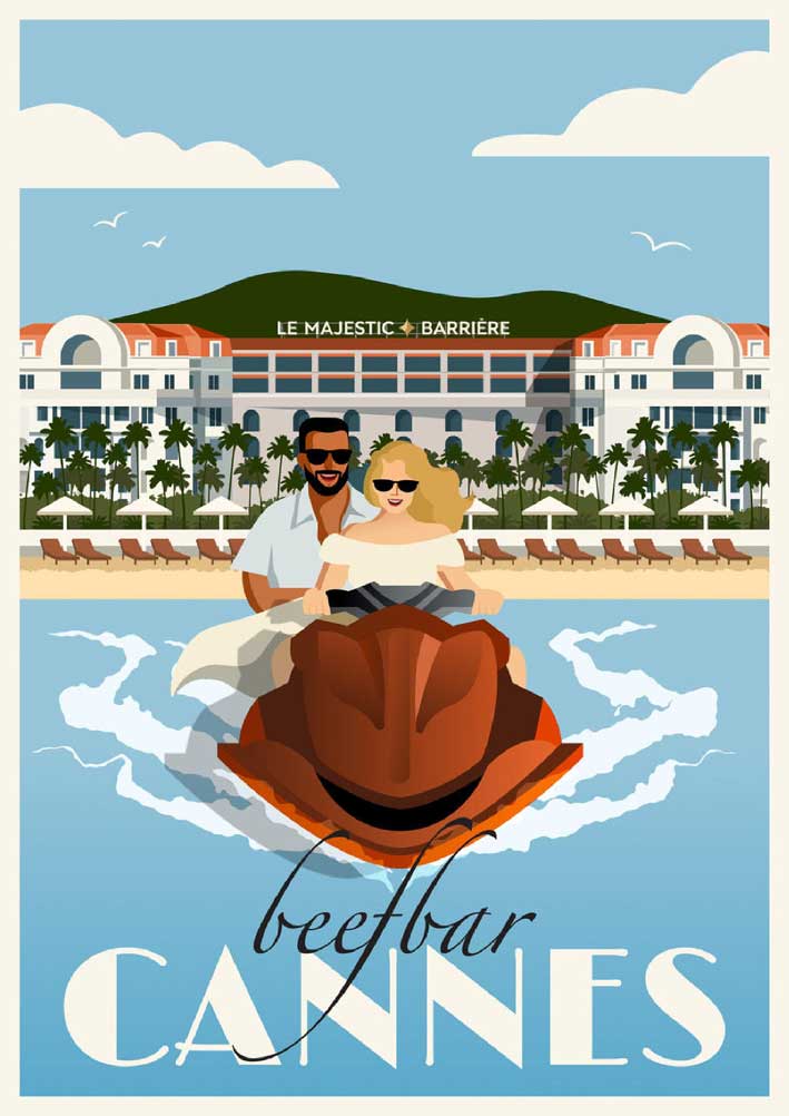 Lüks oteller: Majestic Cannes, efsanevi Beefbar'ı Croisette'e davet ederek şıklaşıyor